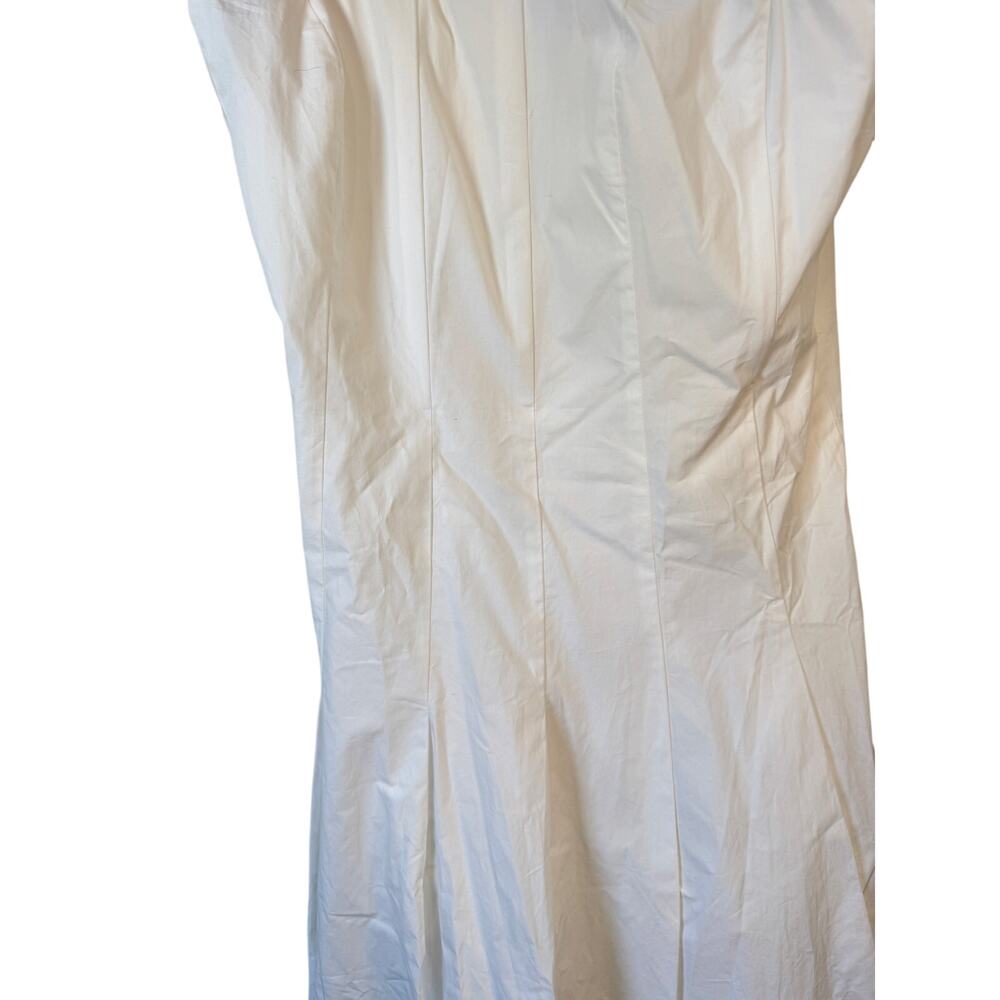 MARE MARE BY ANTHROPOLOGIE NWT Strapless Seamed A-Line Midi Dress Sz Small Bride - Picture 10 of 14